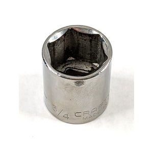 Craftsman USA 3/4" 6 Point 3/8" Drive Shallow Socket 43007 Inverted‎ G2 Series